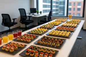 Фуршет как современная форма корпоративного и частного питания: организация, культура и особенности доставки в офис