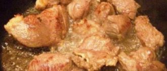 Lamb stewed with onions