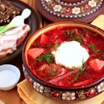 Classic borscht with beets