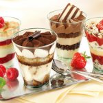 Children&#39;s birthday menu: desserts for children