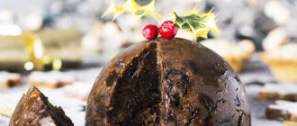 Photo Large Christmas pudding “Plum Pudding”