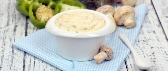 Mushroom sauce from champignons, chanterelles, oyster mushrooms and dried mushrooms, original recipes with sauce