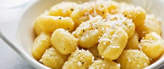 Italian potato gnocchi: recipes with photos and videos