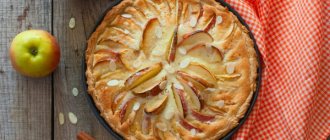 Italian apple pie. Recipe with photo 