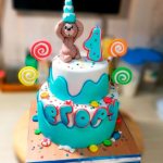 How to decorate a cake for a boy and a girl