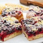How to make blueberry shortbread pie according to a step-by-step recipe with photos