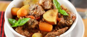 Картошка с мясом в казане — рецепты приготовления на плите, на костре и в духовке