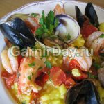 Classic seafood risotto