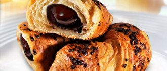 Croissants with chocolate - every morning will be good! The best recipes for croissants with chocolate from homemade and store-bought dough 