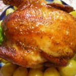 Grilled chicken in the oven