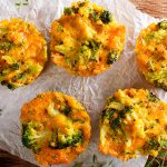 Chicken muffins with broccoli and carrots