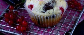 Muffins with currants