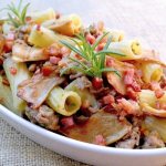 Pork pasta in all its glory! Recipes for baked and fried pasta and pasta dishes with pork 