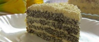 Poppy cake - delicious recipes