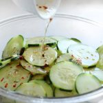 Cucumbers with butter