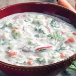 Okroshka with kefir according to classic recipes – picture