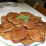 Turkey liver fritters
