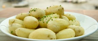 Отварной картофель