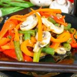 Vegetables in sweet and sour sauce in Chinese recipe with photos step by step