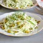 Vegetable salad Motley - recipes