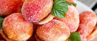 Печенье персики — пошаговые рецепты, как приготовить домашнее печенье в виде персиков