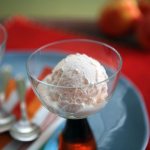 персиковый замороженный йогурт