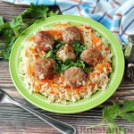 Pilaf with minced meat