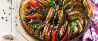 Step-by-step recipe for making ratatouille with photos