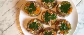 Step-by-step recipe for making meat aspic with photos