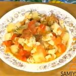 Prepare chicken and vegetable stew