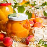 A simple recipe for apricot compote for future use