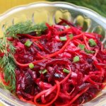 Recipes for salads with pickled beets