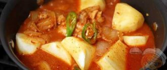 Recipes for stewed potatoes without meat