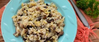 Risotto with champignons