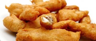 Deep fried fish in batter