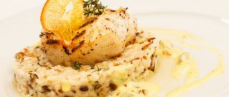 Fish in cream: easy to cook, healthy to eat. Options for preparing fish in cream: with mushrooms, cheese, shrimp 