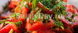 Salad for pilaf Achichuk