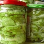 Winter cucumber salad