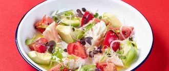 Салат с авокадо и крабовыми палочками – рецепты
