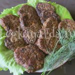 juicy beef liver cutlets