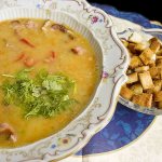 Bean soup with smoked meats