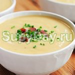 Mushroom and blue cheese soup