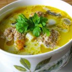 Суп сырный с фрикадельками пошаговый рецепт фото