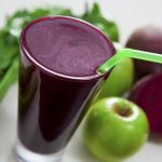 Beetroot smoothie with apple