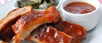 Pork ribs - recipe in Canadian, Chinese, Czech, Georgian, Armenian and other options