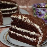 Blackcurrant jam cake