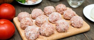 Traditional meatballs