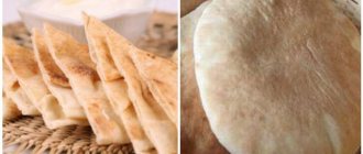 narrow and wide flatbreads