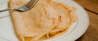 vegan pancakes with mineral water