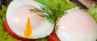 Poached eggs photo recipe